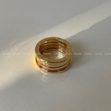 불가리 비제로원 반지 4밴드 골드